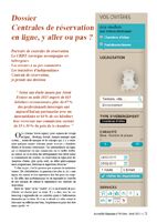 Centrales de réservation en ligne, y aller ou pas ?