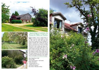 Agroécologie et tourisme à la Ferme des Vallées en Mantois à Soindres -Yvelines - Île-de-France
