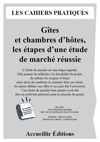 Faire L Etude De Marche Pour Ouvrir Gite Ou Chambres D Hotes