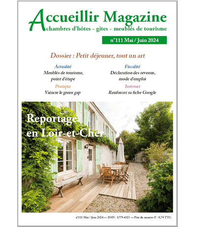 Accueillir Magazine Le numéro 111 mai / juin 2024