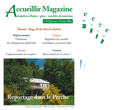 les derniers numéros d'Accueillir Magazine pour les lcréateurs et oueurs de gîtes et chambres d'hôtes